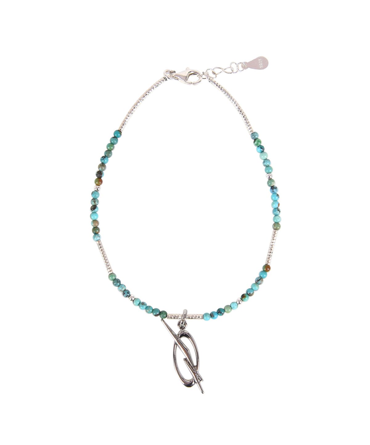 51퍼센트(51PERCENT) Turquoise Logo Bracelet
