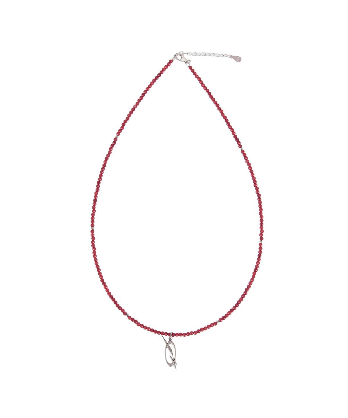 51퍼센트(51PERCENT) Coral Logo Necklace - Red