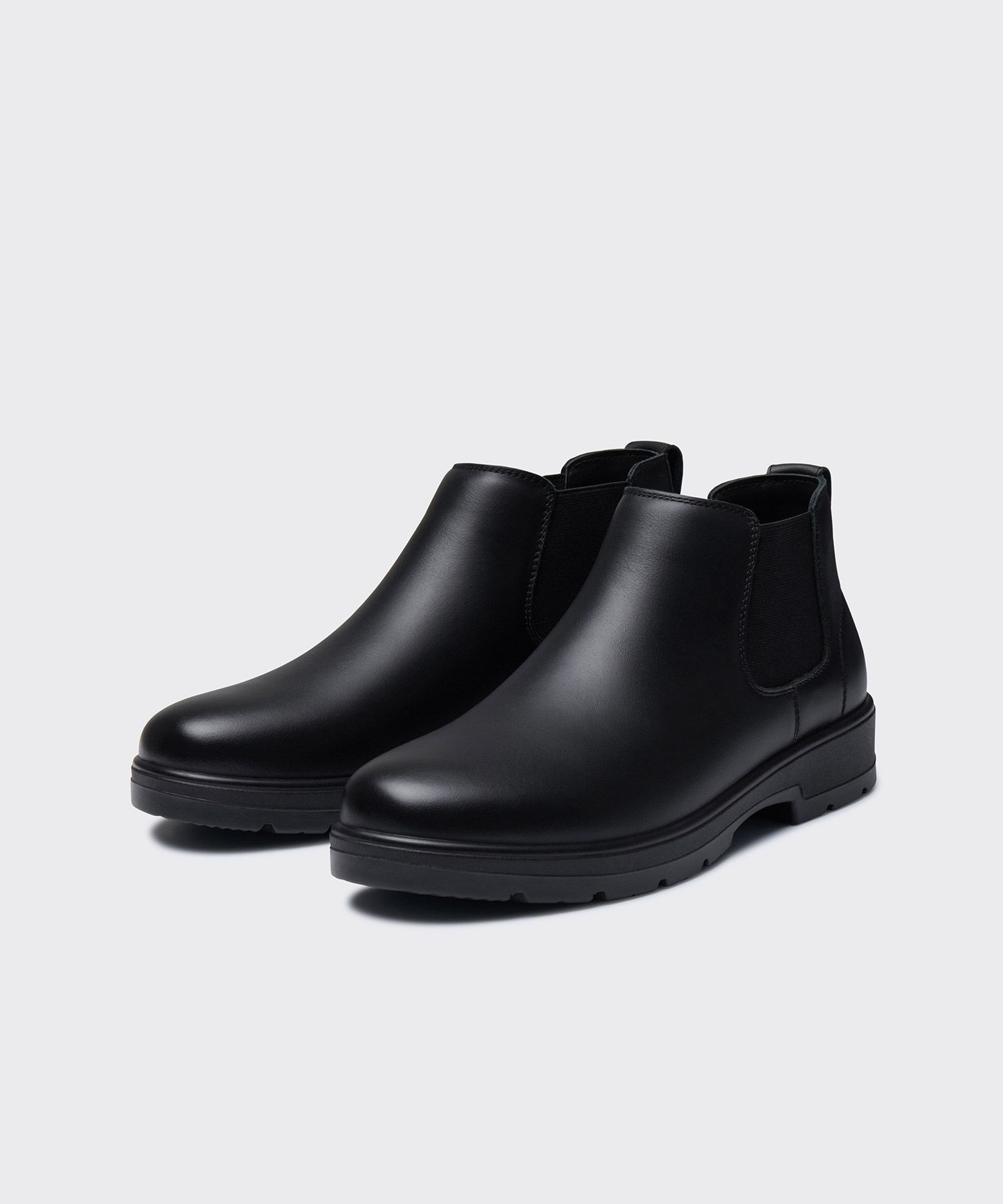 MUSINSA | MUSINSA STANDARD PLAIN CHELSEA BOOTS_BLACK