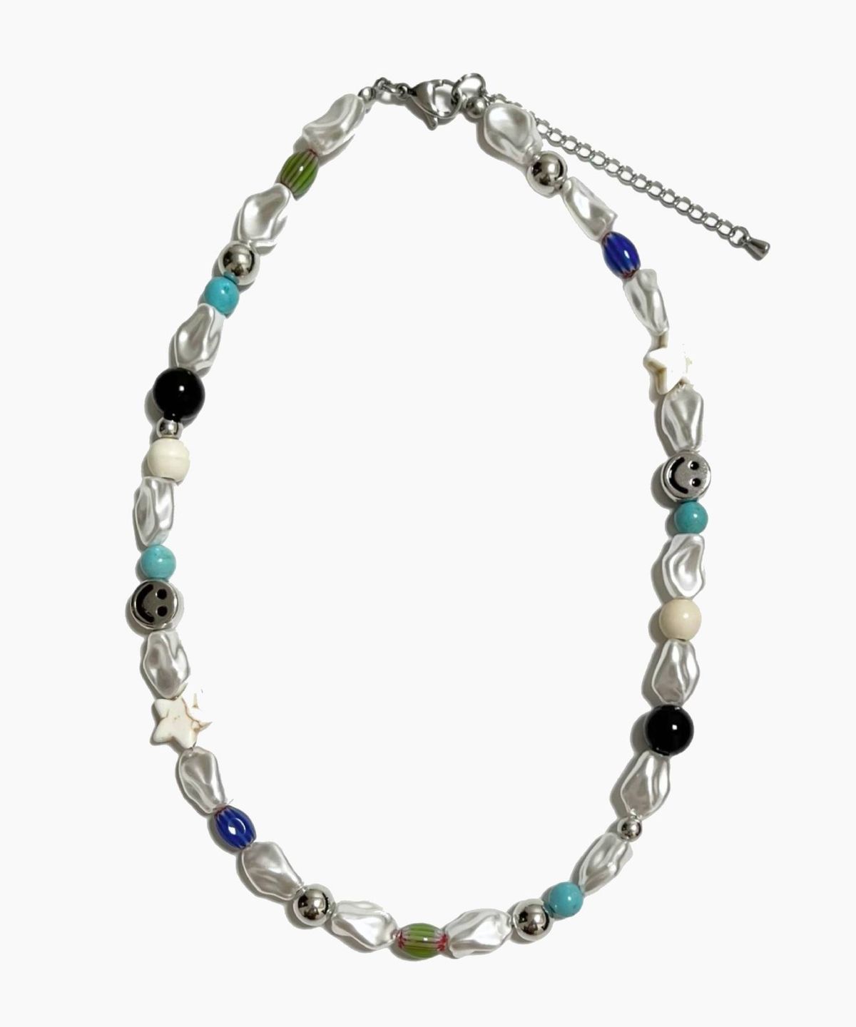 셉텐벌5(SEPTEMBER5) Summer biz blue necklace