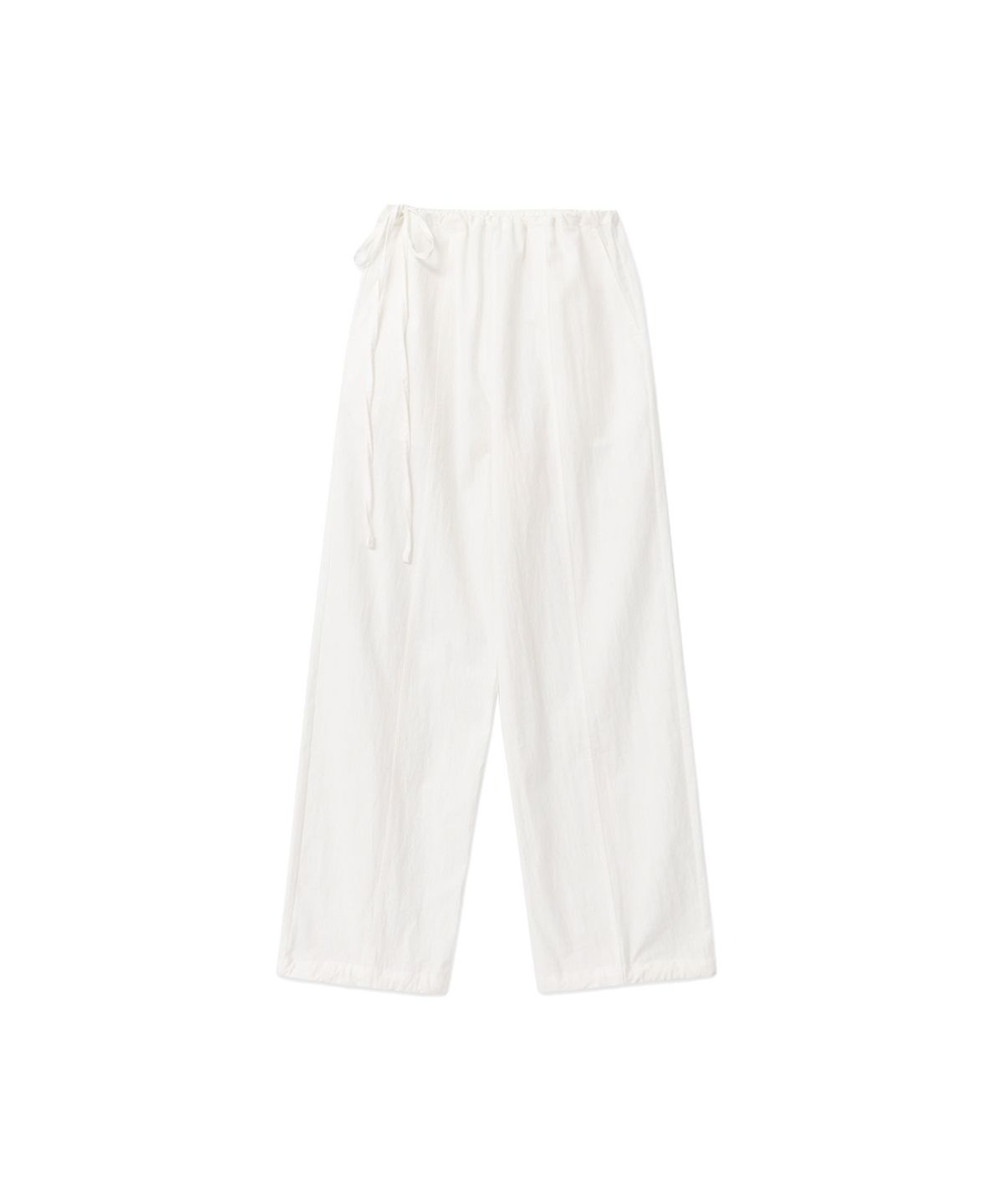 썬번프로젝트(SUNBURNPROJECT) Double Stitch String Pants, WHITE