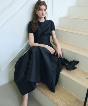 [맞춤 제작] FLARED MAXI DRESS / BLACK