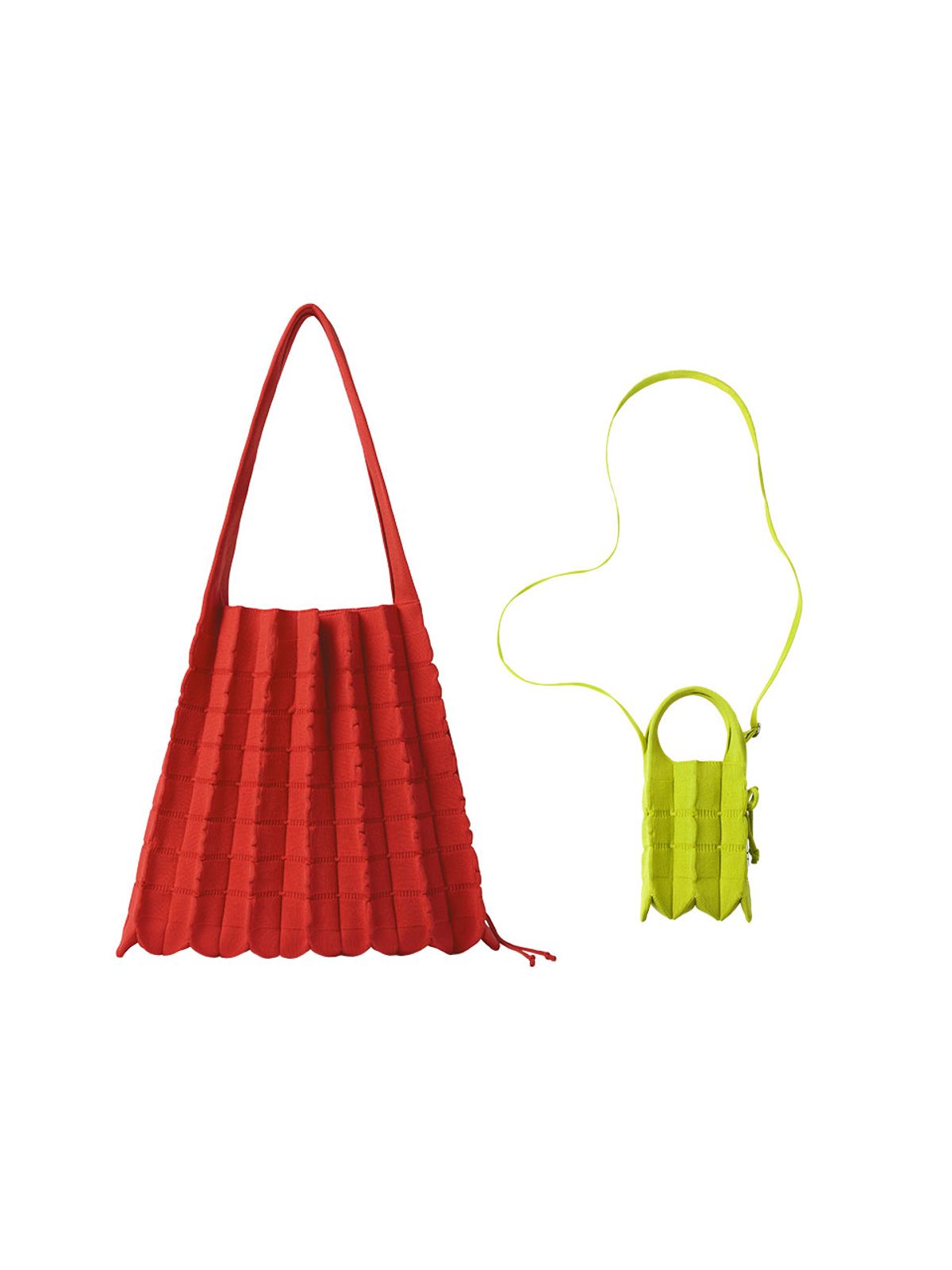 조셉앤스테이시(JOSEPH&STACEY) [SET] Lucky Pleats Knit L+Mini Cross Fiori