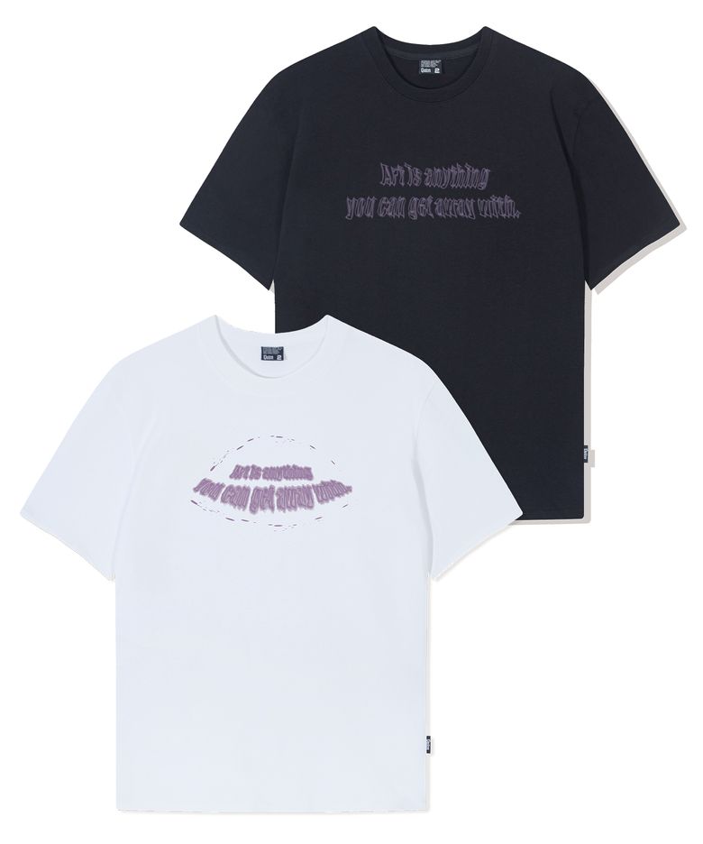 [SET]스머징 헤비 반팔티셔츠 2COLOR