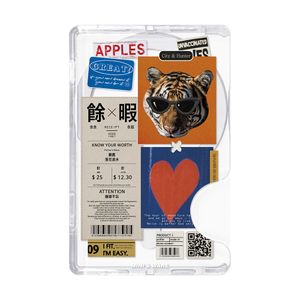 [RENEWAL] ANIMAL COLLAGE MAGSAFE CLEAR CARD WALLET_TIGER