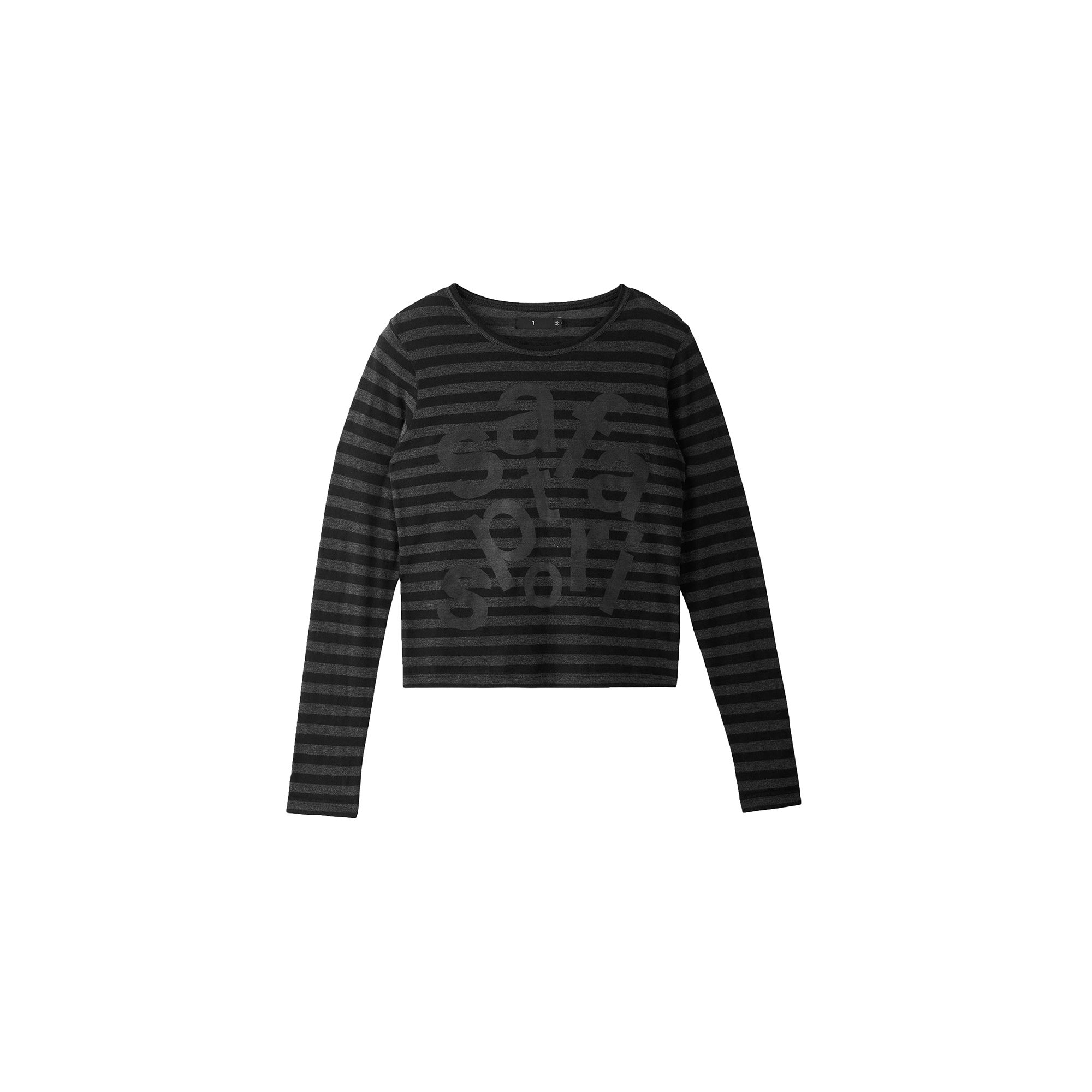 [SAFARISPOT] 1/2 TICKETING STRIPE BORDER TEE 4COLORS NJZ着用 Safarispot☆TICKETING STRIPE BORDER TEE