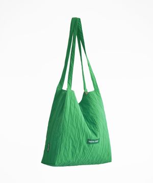 무심한듯 박시한 쇼퍼백 53 볼륨 라인 - green