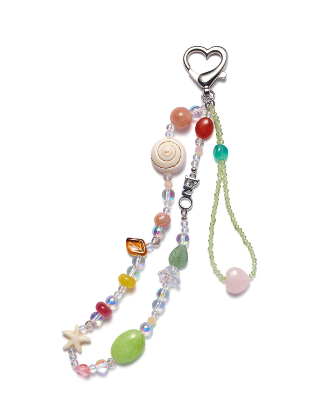 오앨(OUEL) TROPICAL STONE KEY RING_GREEN
