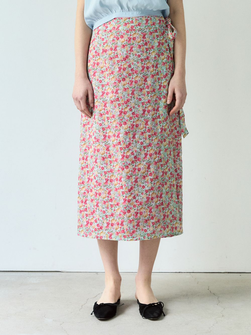 시엔느(SIENNE) Melrose Wrap Skirt (Pink) - 사이즈 & 후기 | 무신사