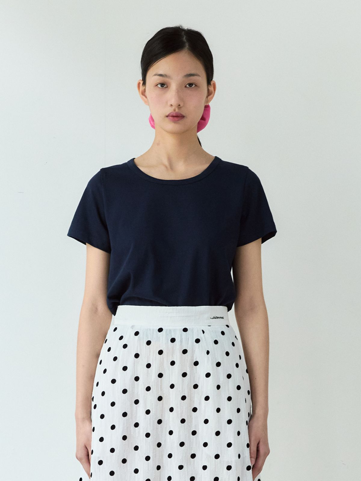 시엔느(SIENNE) Hibi T-shirt (Navy)
