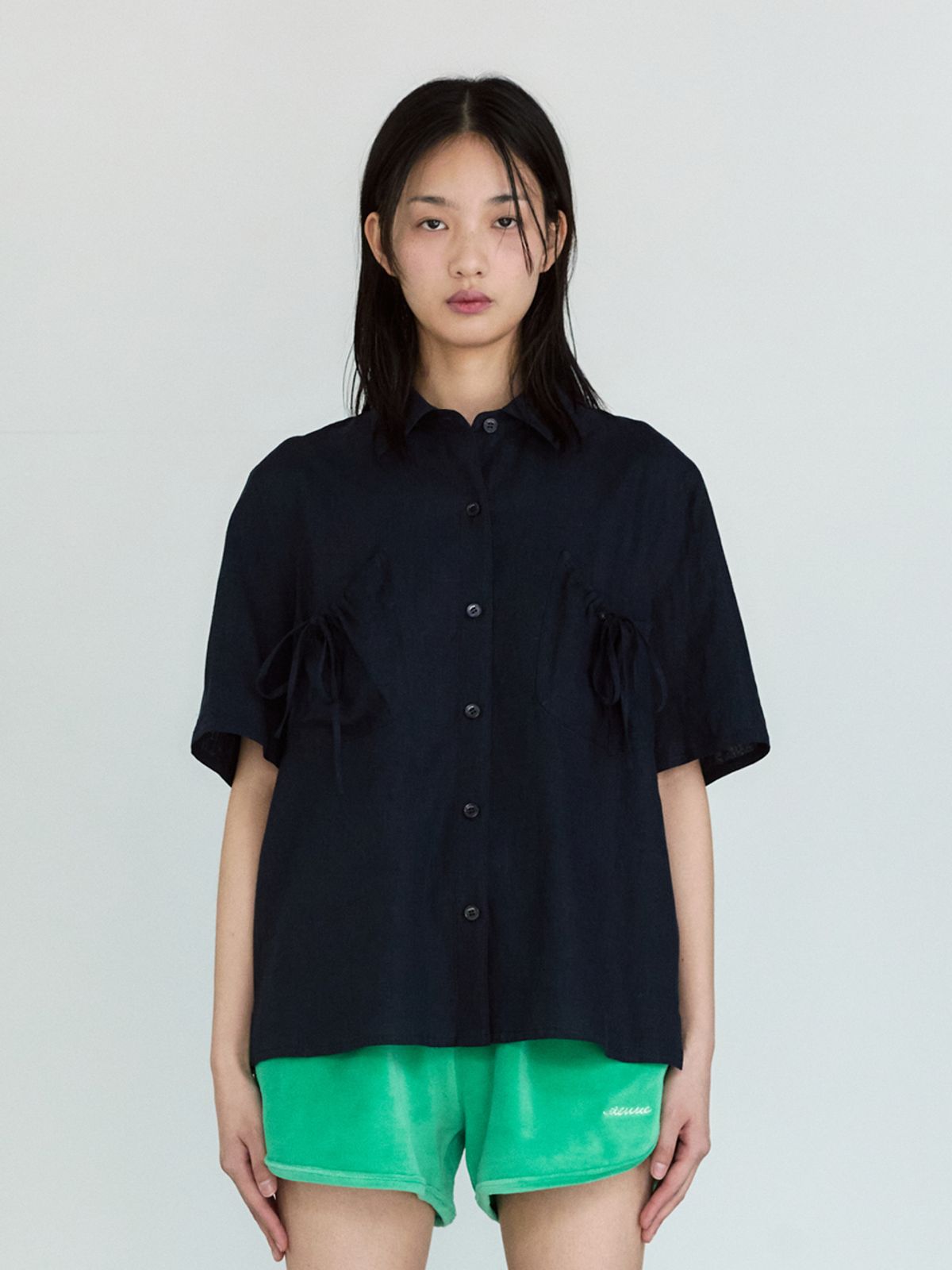 시엔느(SIENNE) Jules Blouse (Navy)