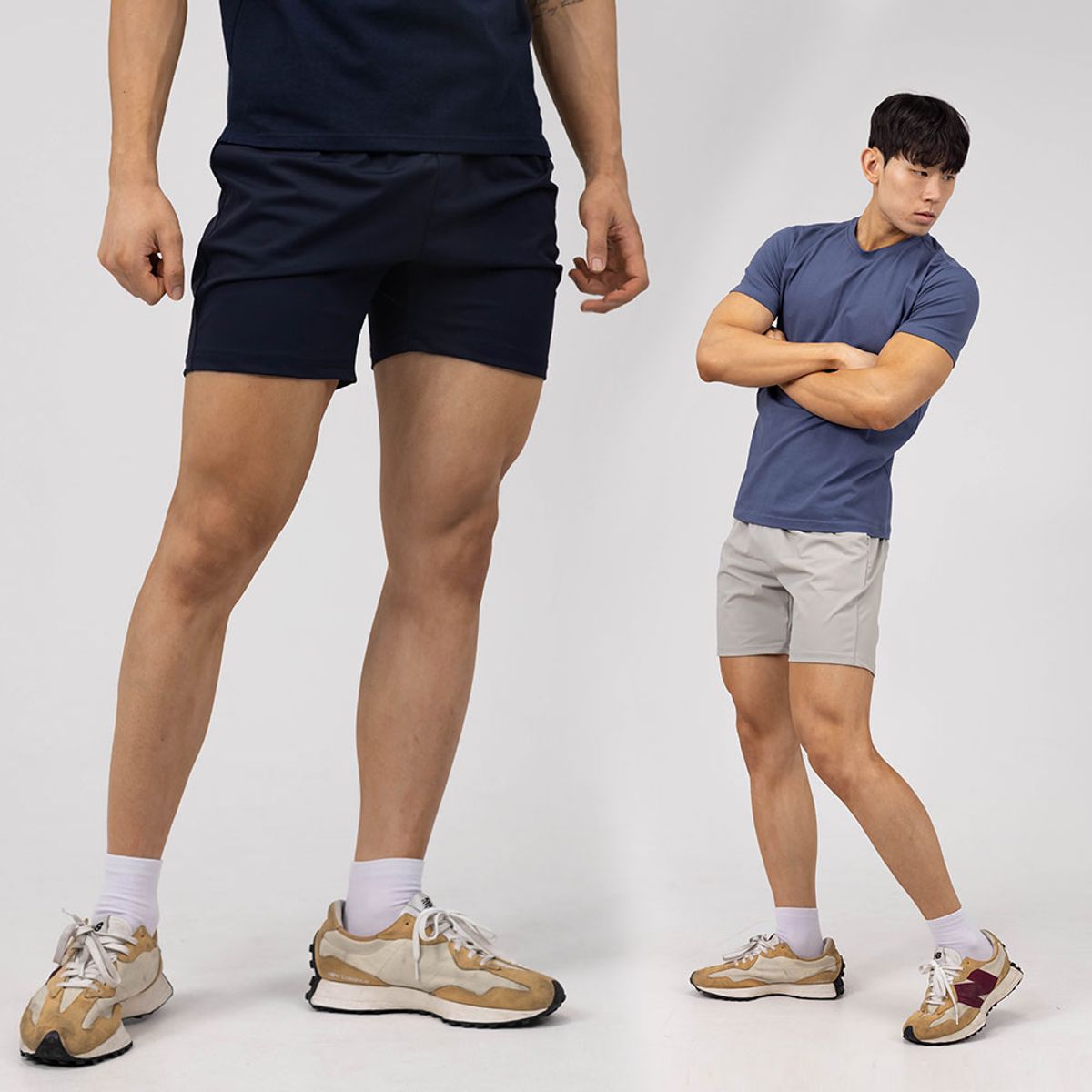 엘라모(LLAMO) 남성 머슬핏 반바지 XS~XL
