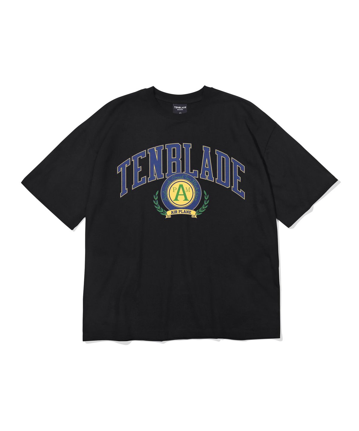 텐블레이드(TENBLADE) 아치 로고 티셔츠 [블랙]