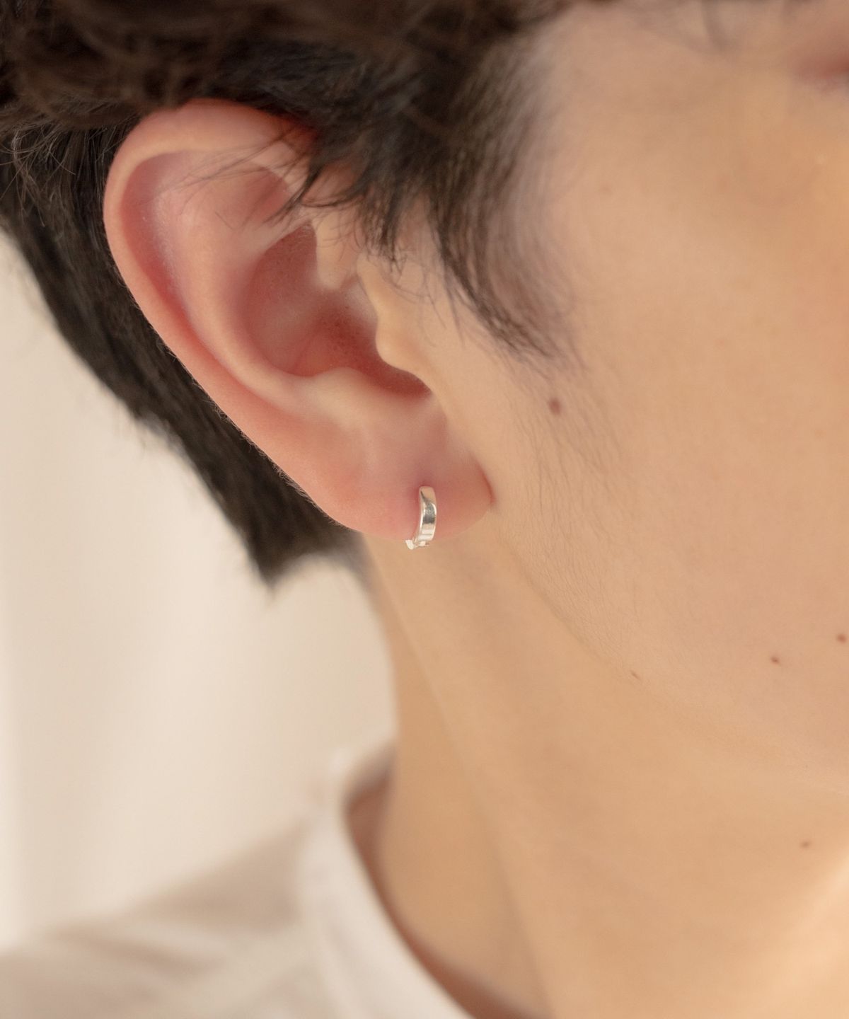 노비스도쿄(NOVICE TOKYO) 미니후프 피어스 Mini Hoop Pierce［Silver925］