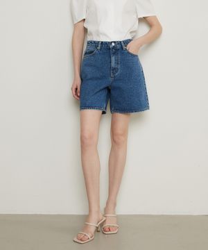 HALF DENIM PANTS / BLUE