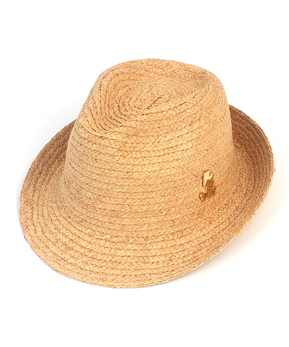 유니버셜 케미스트리(UNIVERSAL CHEMISTRY) BU Raffia Simple Beige Fedora 여름모자