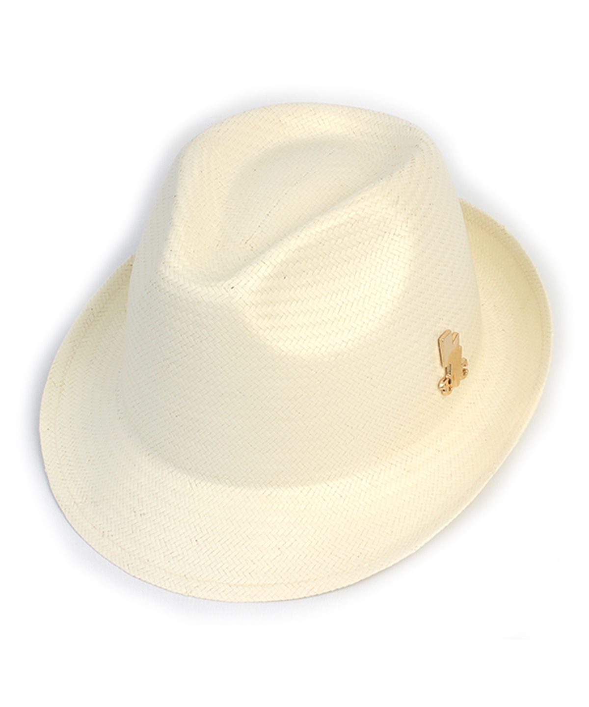 유니버셜 케미스트리(UNIVERSAL CHEMISTRY) BU Gentle Simple Ivory Fedora 여름모자
