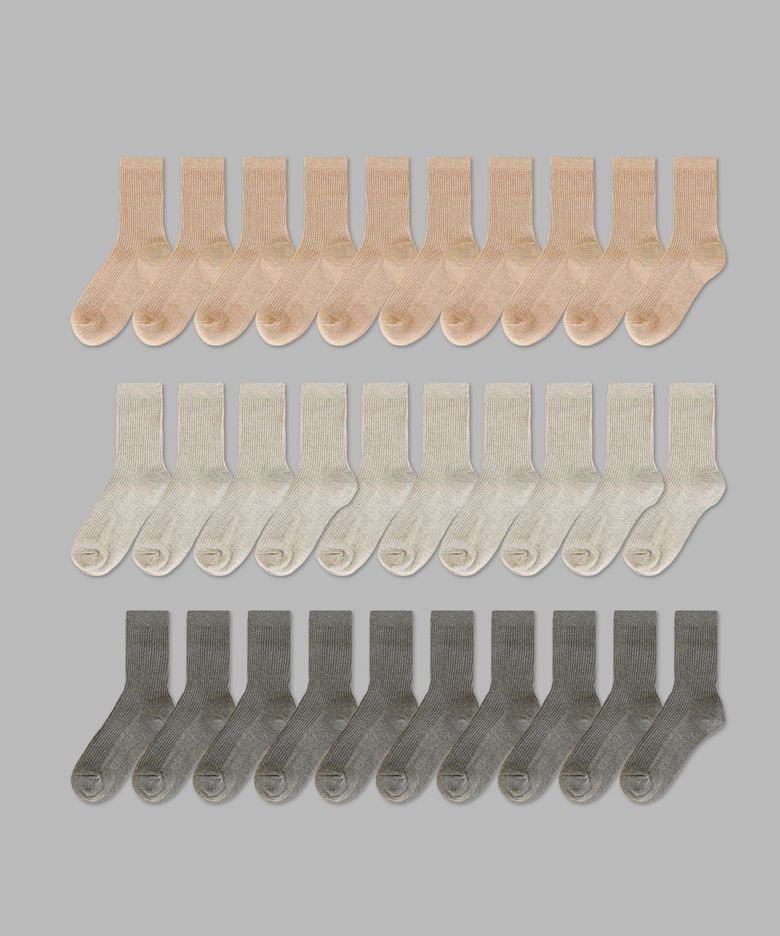 [10PACK] 1507 우먼스 모노 슬림 립삭스 - 밀크브라운/그레이/챠콜(코지 컬러팩)