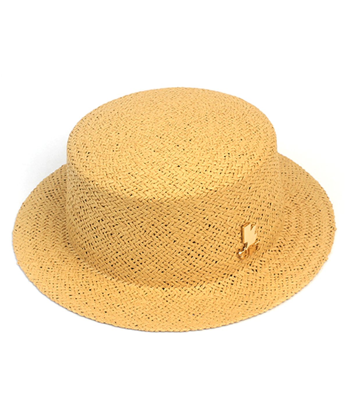 유니버셜 케미스트리(UNIVERSAL CHEMISTRY) Simple Beige Short Panama Hat 여름모자