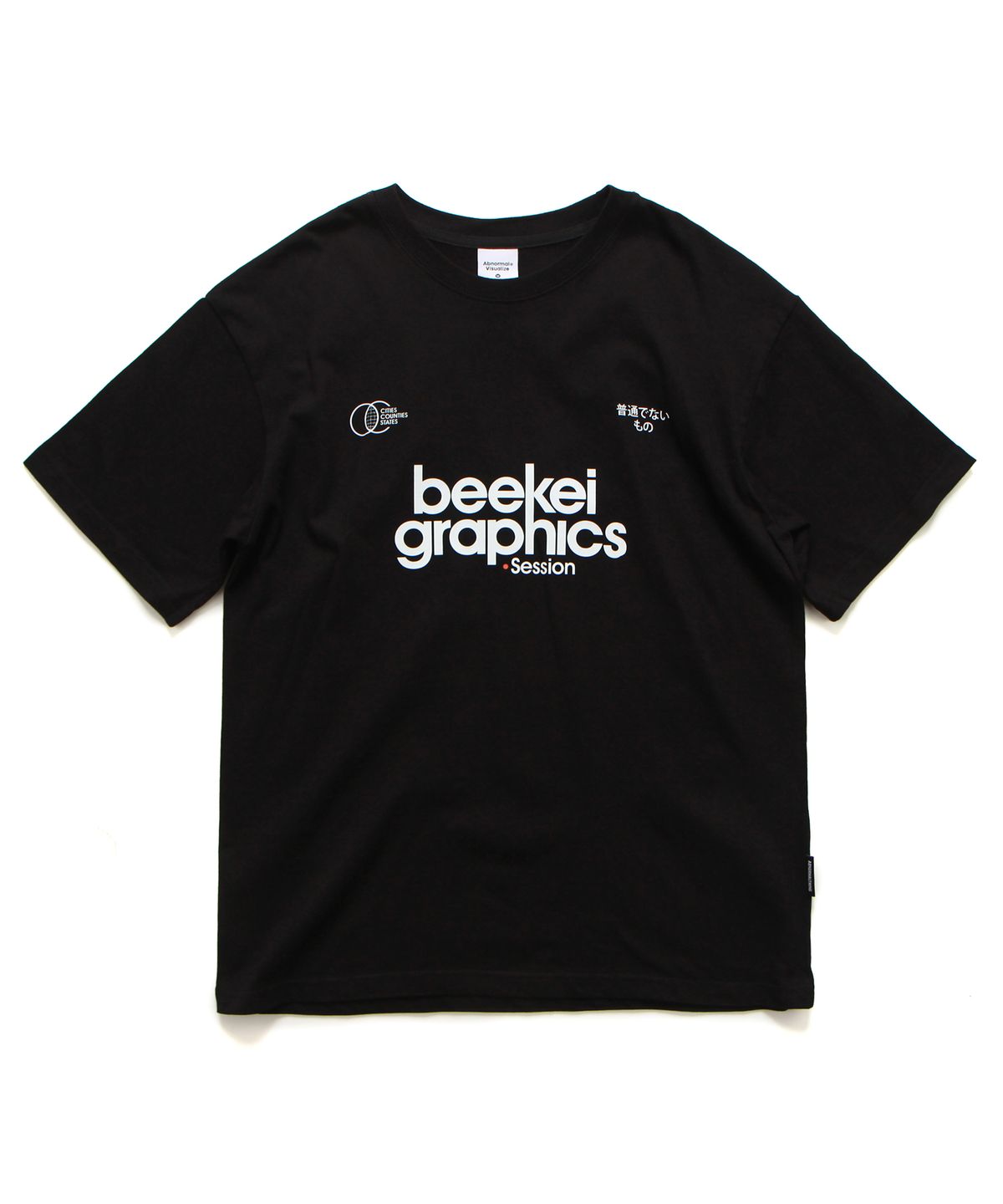 앱놀머씽(ABNORMALTHING) 팀 비케이 티셔츠 블랙 (TEAM BEEKEI T-SHIRT BLACK)