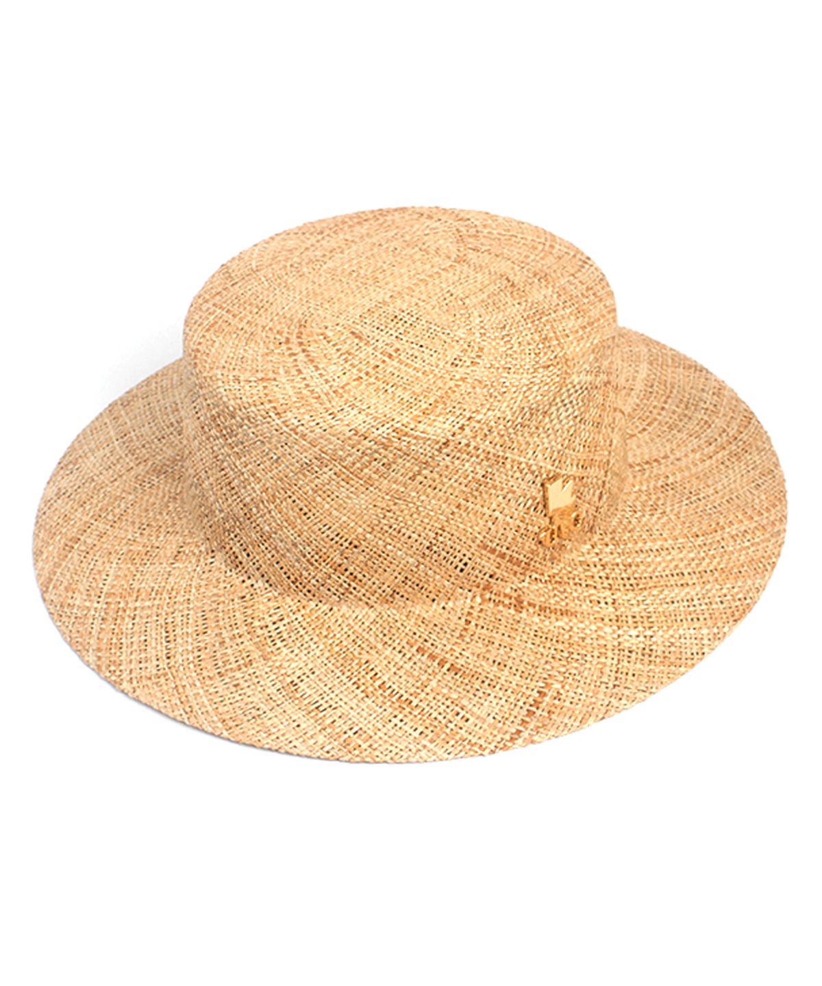 유니버셜 케미스트리(UNIVERSAL CHEMISTRY) Bau Beige Flat Panama Hat 여름모자