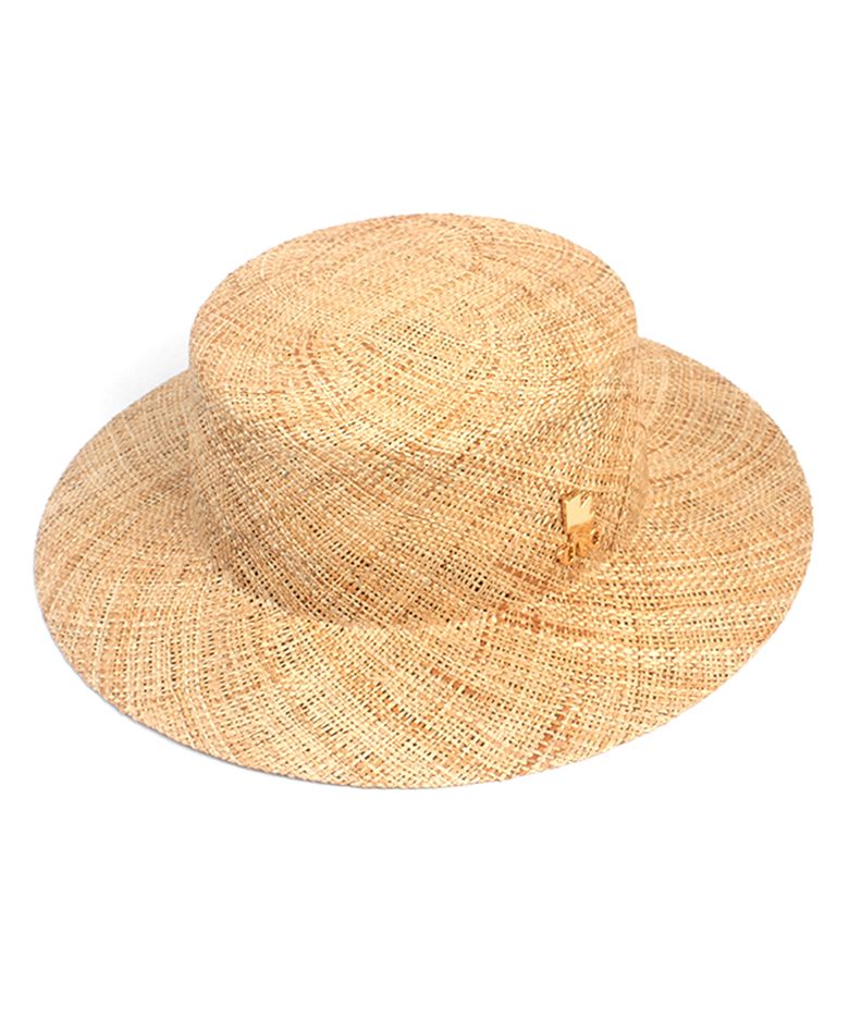 Bau Beige Flat Panama Hat 여름모자
