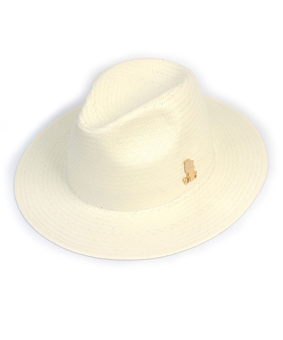 유니버셜 케미스트리(UNIVERSAL CHEMISTRY) Summer Simple Basic Ivory Fedora 여름모자