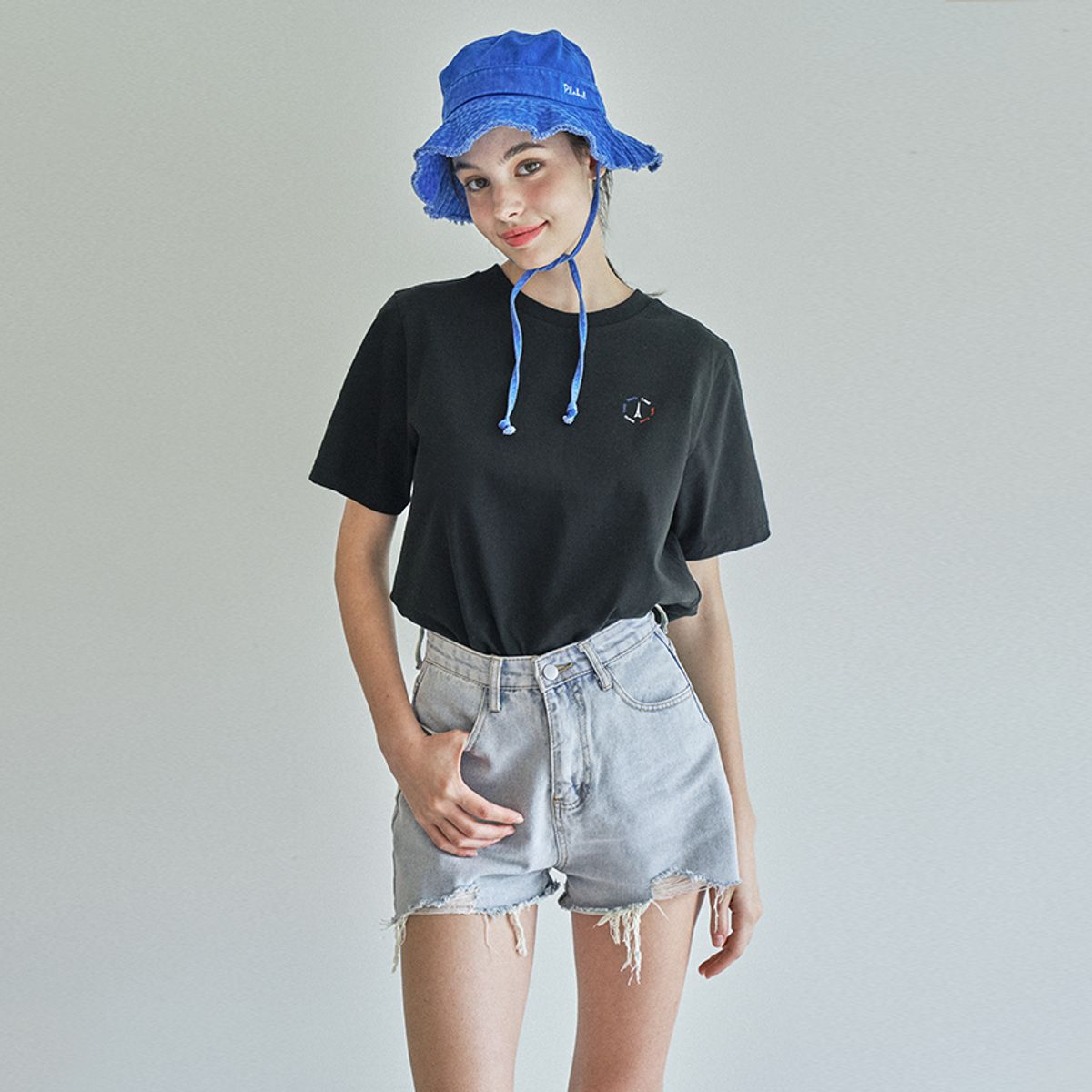 플레이블(P_LABEL) 허니콤  반팔 티셔츠 MW4ME438