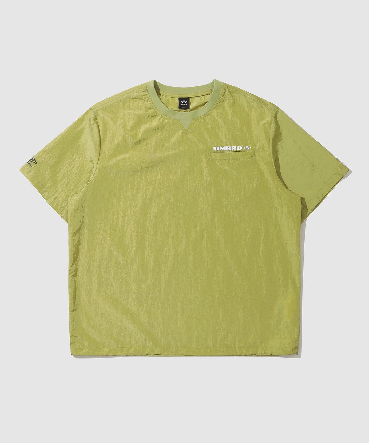엄브로(UMBRO) RAVE 나일론메탈 반팔 피스테 그린(UP321CWT82)