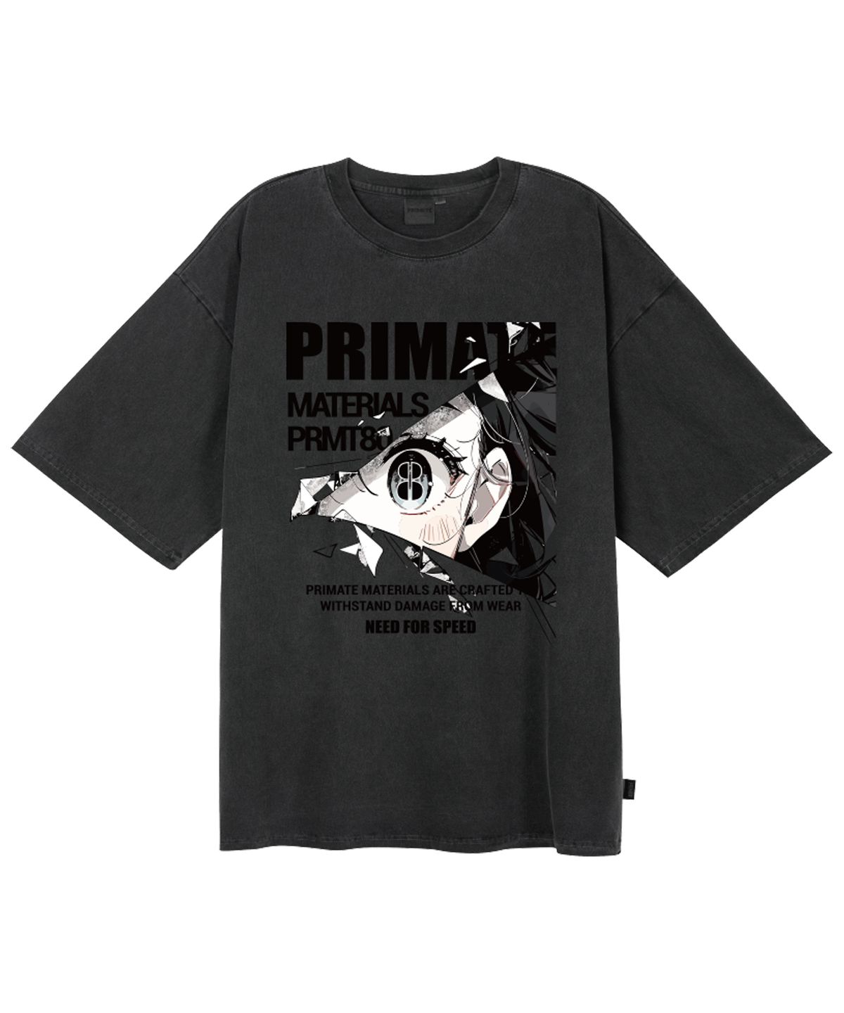프라임에이트(PRIMATE) EYEZ 오버핏 피그먼트 반팔티셔츠 4 COLORS