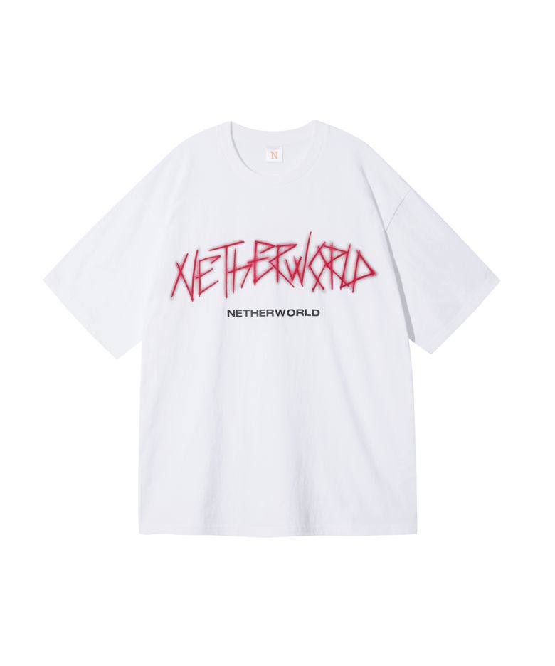 PAINT THE RED TEE WHITE