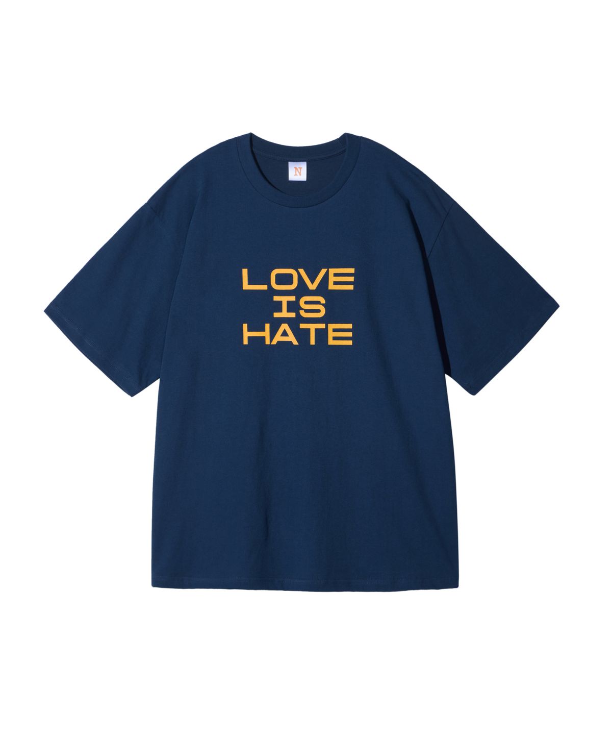 네더월드(NETHERWORLD) LOVE IS HATE TEE NAVY