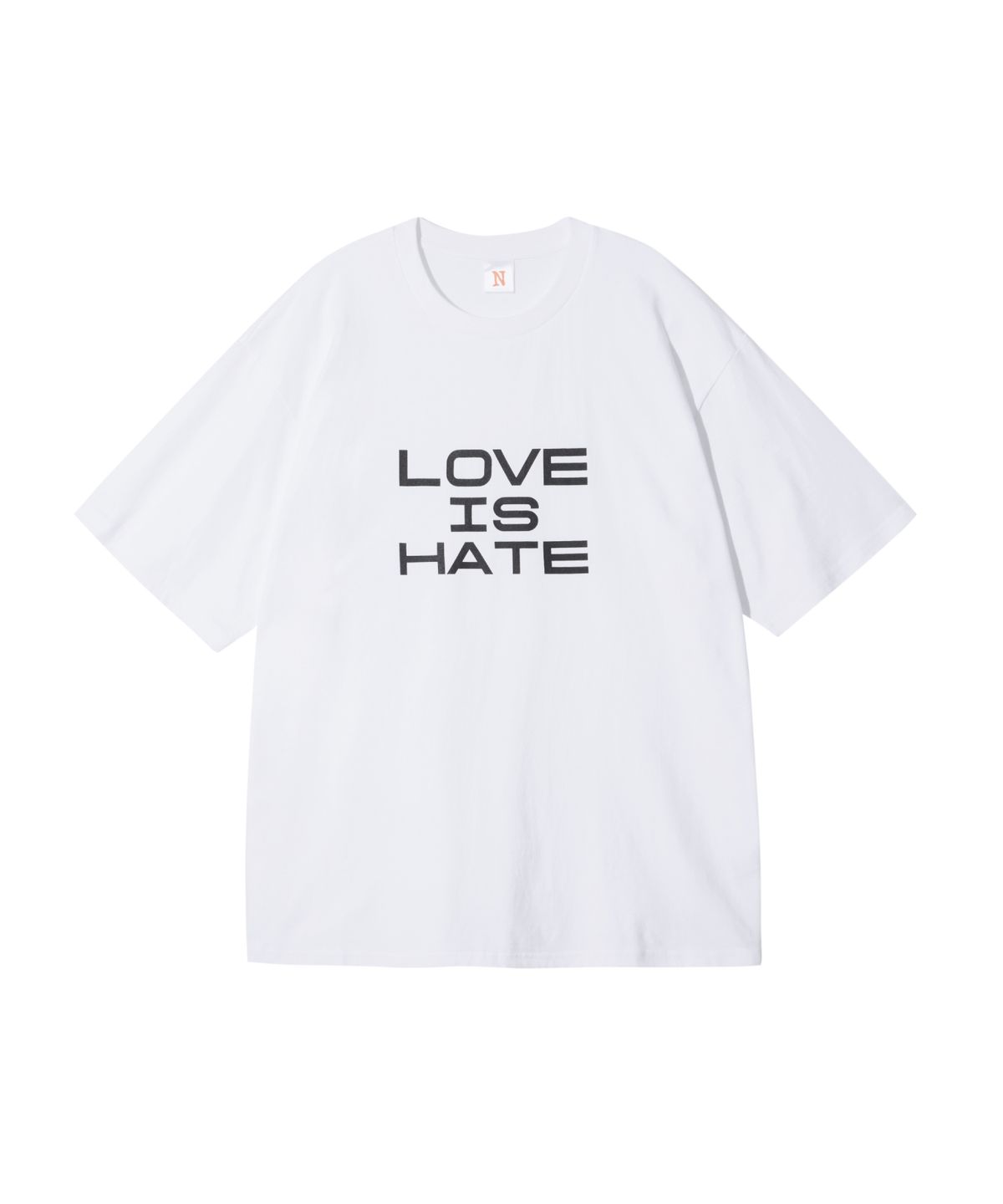 네더월드(NETHERWORLD) LOVE IS HATE TEE WHITE