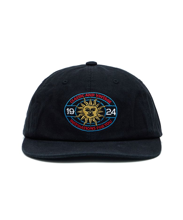 Sunset Washed Cap Black