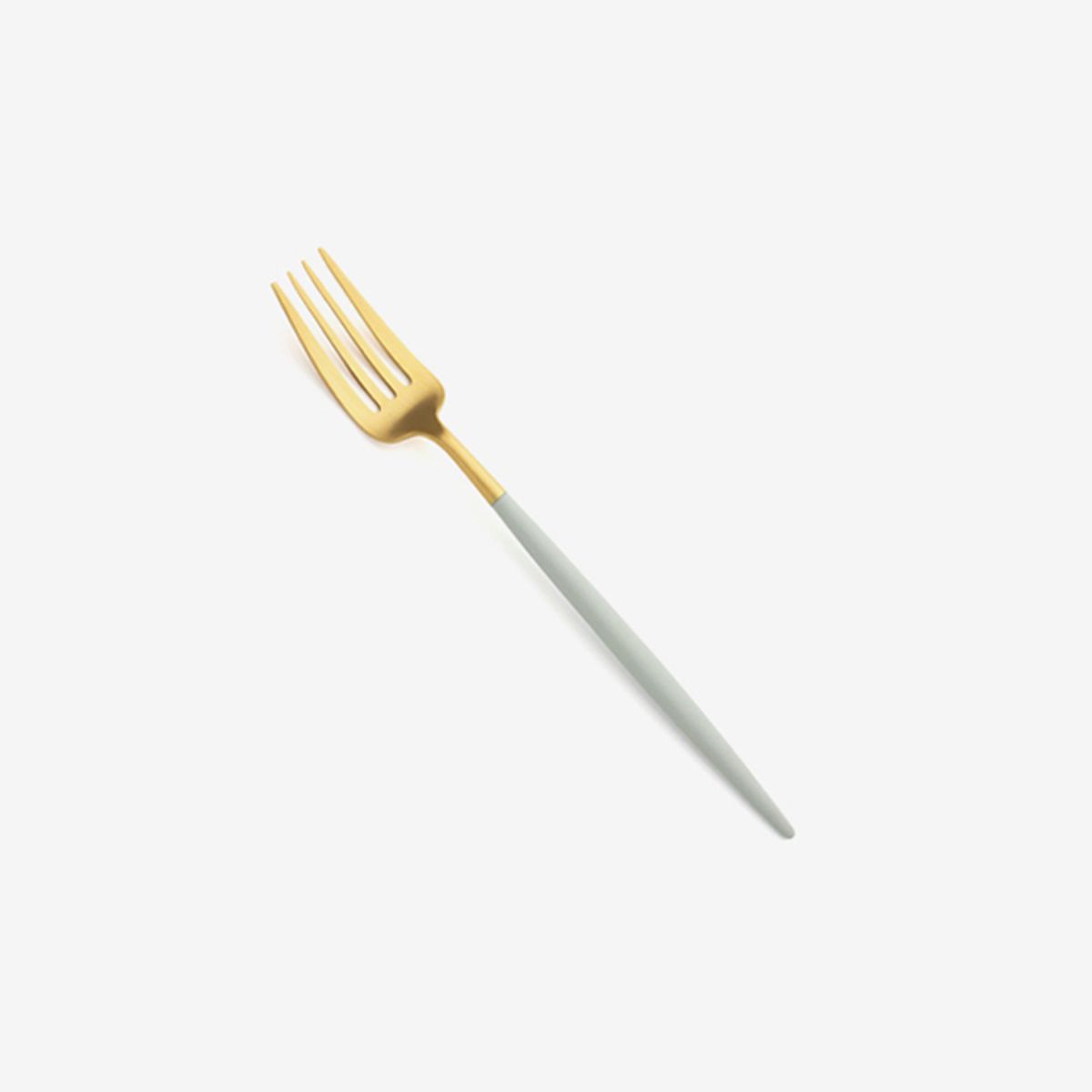 큐티폴(CUTIPOL) 고아 라이트그레이골드 디저트 포크