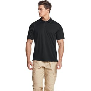 아웃도어 카라 반팔 티셔츠 블랙