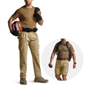 러니언 투인원 쿨링 아웃도어 카고 바지 벨트세트