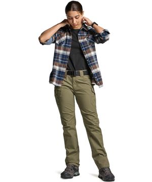 여성 뱅가드 아웃도어 스판 경량 밴딩 카고팬츠