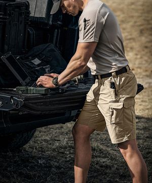 커세어 경량 스판 쿨링 립스탑 멀티포켓 반바지