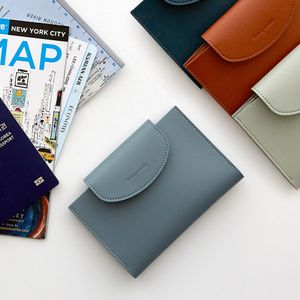 [각인] 가죽 2단수납 여권지갑 8color