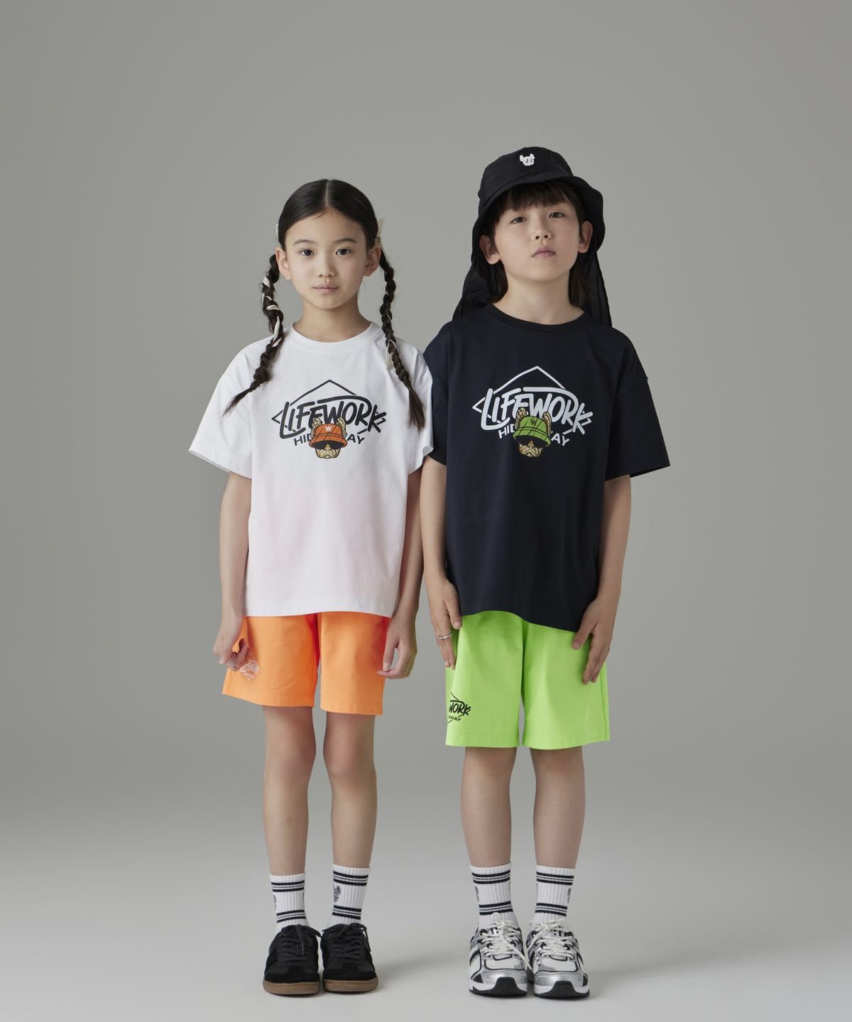 라이프워크 키즈(LIFEWORK KIDS) 키즈) 버킷힙독 셋업