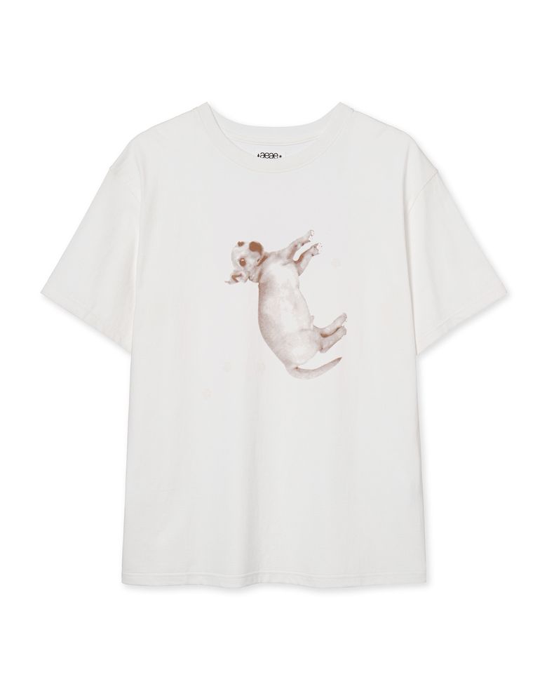 aeae X PEAKBOY BARNEY T-SHIRTS [WHITE]