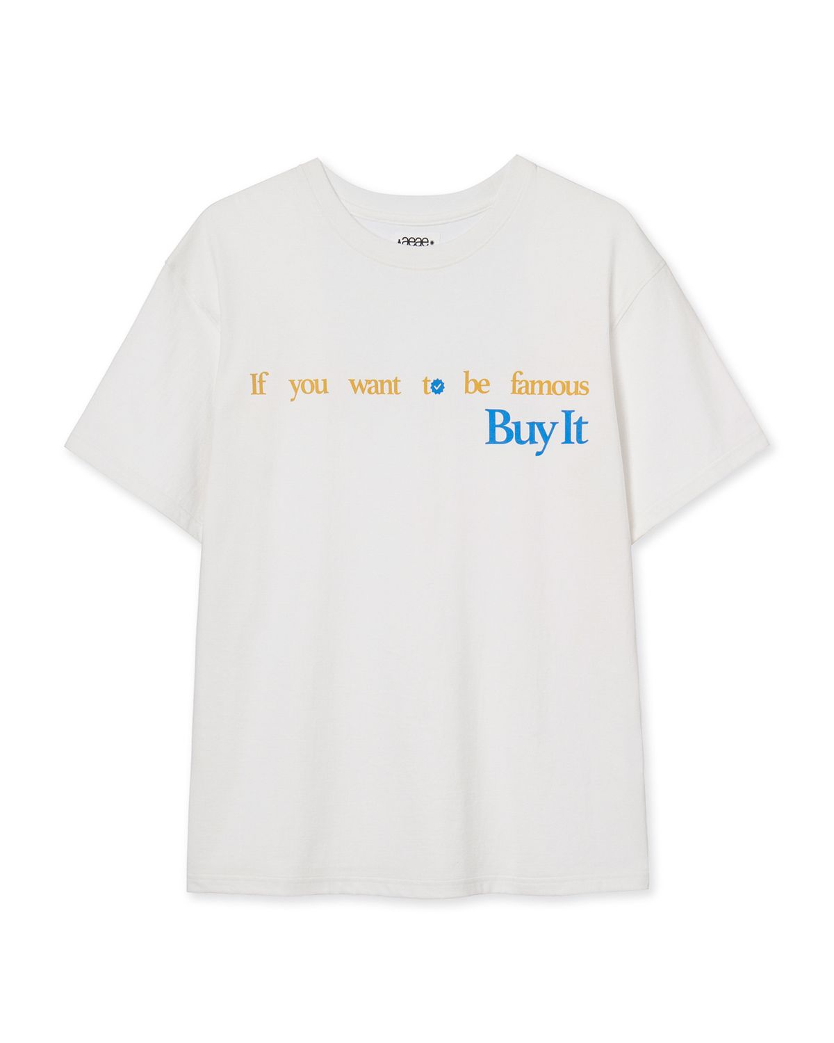 에이이에이이(AEAE) aeae X PEAKBOY BUY IT T-SHIRTS [WHITE]