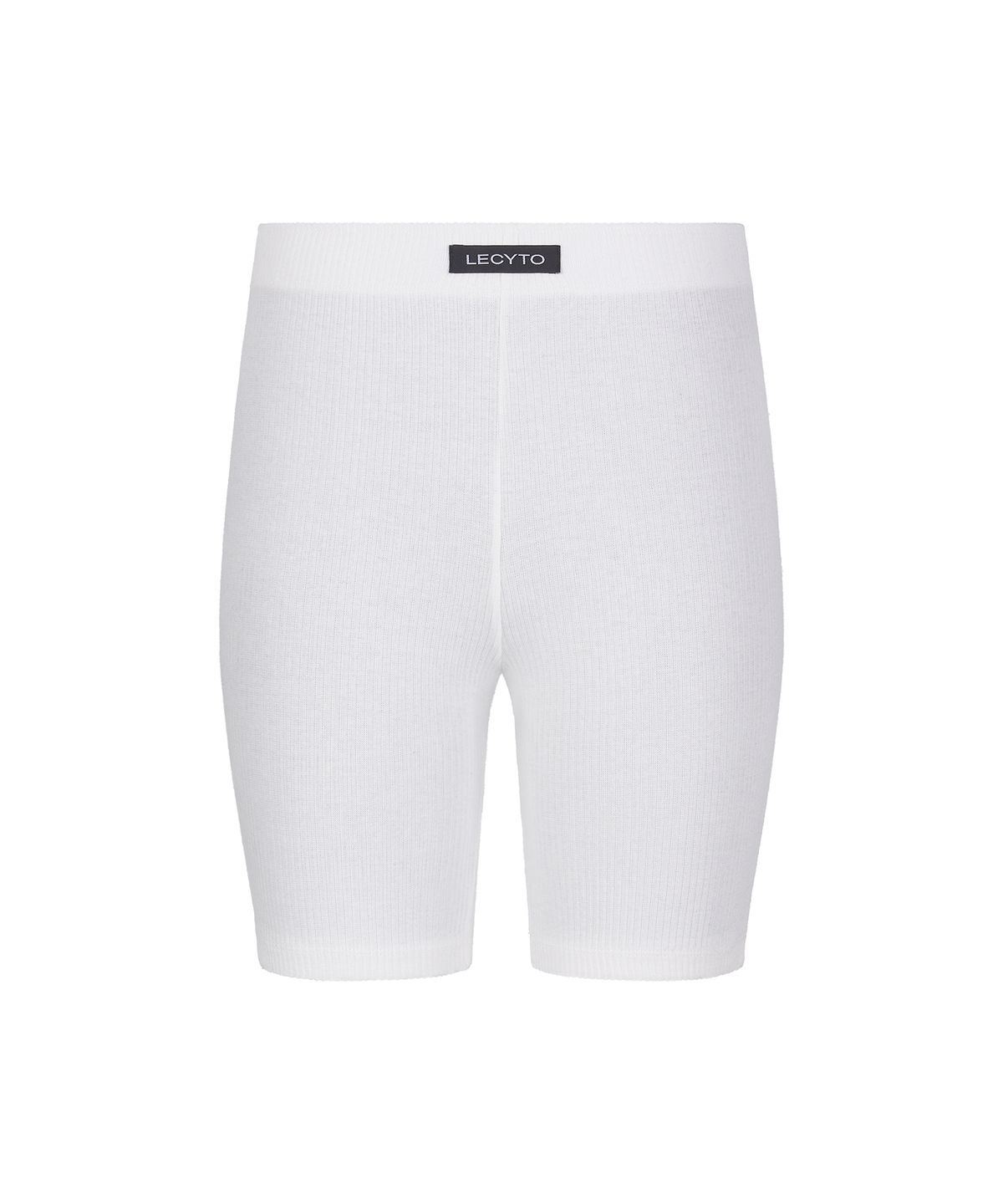 레씨토(LECYTO) Layered Biker Pants_[White]