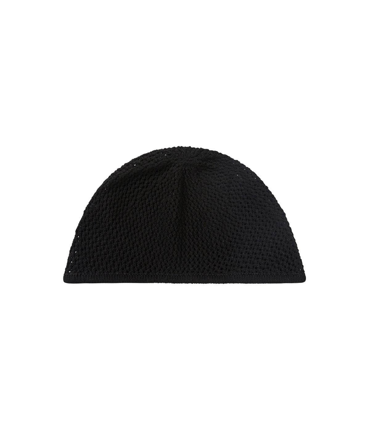 마지셔우드(MARGESHERWOOD) CROCHET ROUND BEANIE_black