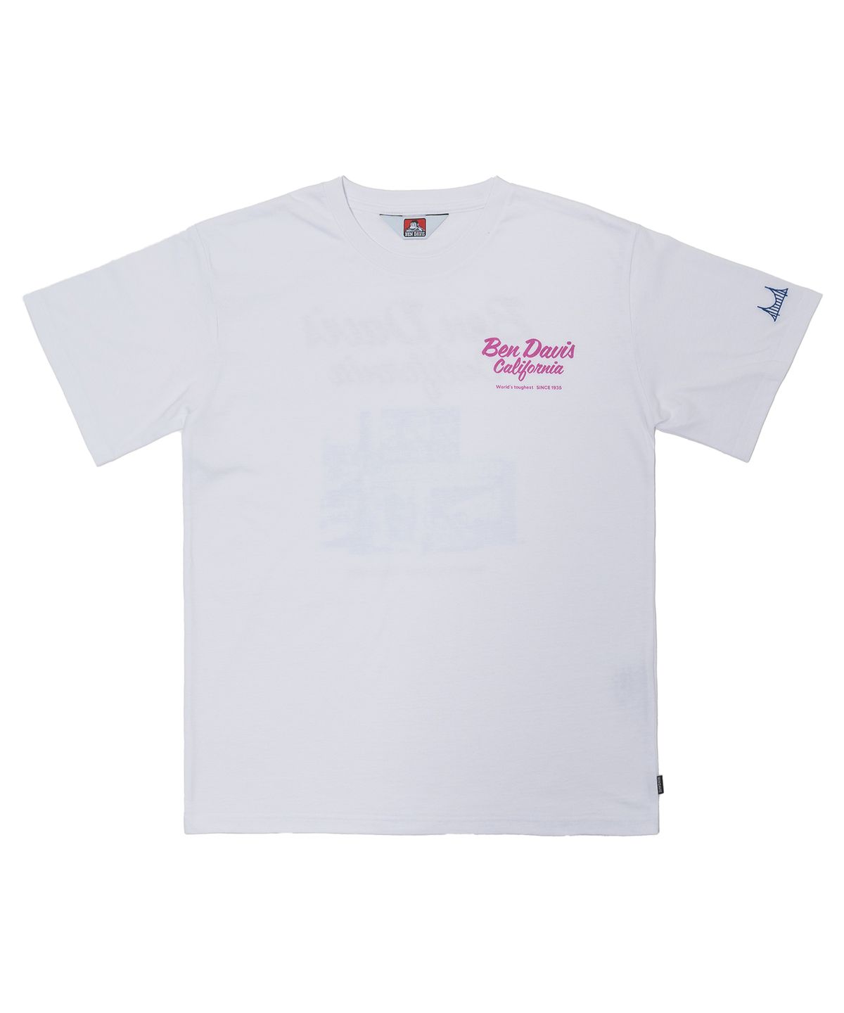 벤 데이비스(BEN DAVIS) ORIGINAL STORE PRINT TEE WHITE