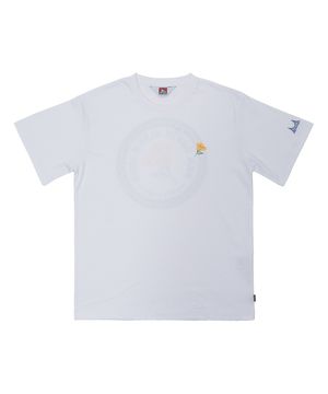 ORIGINAL ROSE PRINT TEE WHITE