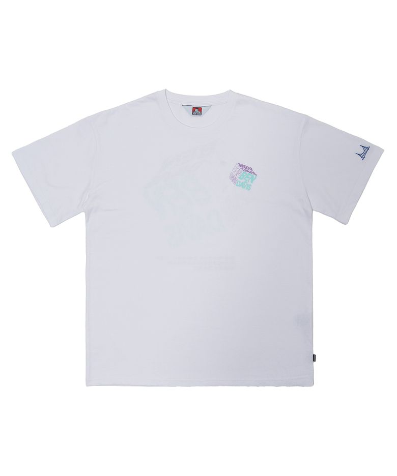 ORIGINAL CUBE PRINT TEE WHITE