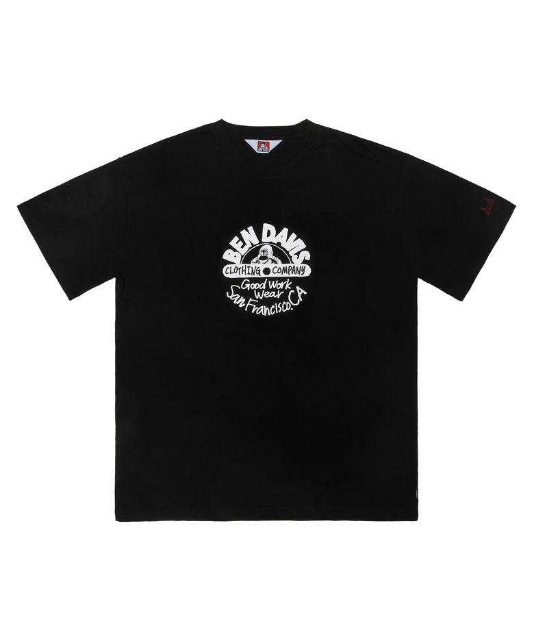 ORIGINAL CIRCLE PRINT TEE BLACK