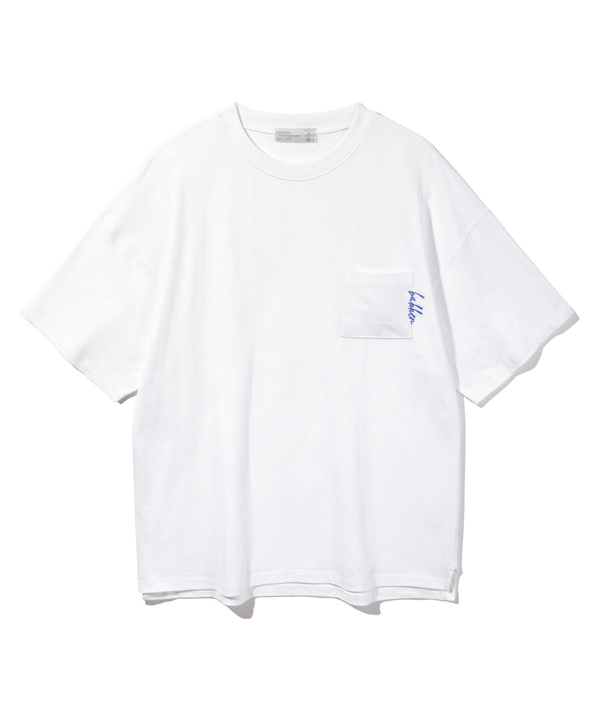 바켄(BAKKEN) Pocket logo 반팔티셔츠 BK3976_화이트